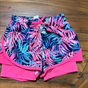 OshKosh B'gosh Pink and Blue Tropical Shorts